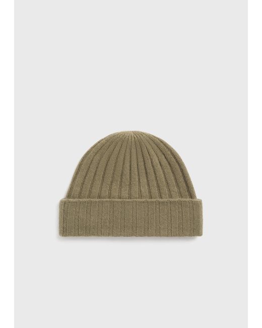 Totême Green Cashmere Beanie