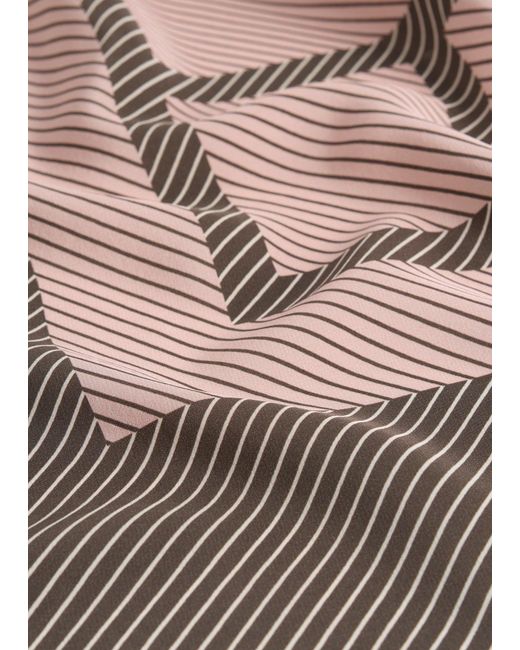 Totême Multicolor Centered Monogram Silk Scarf
