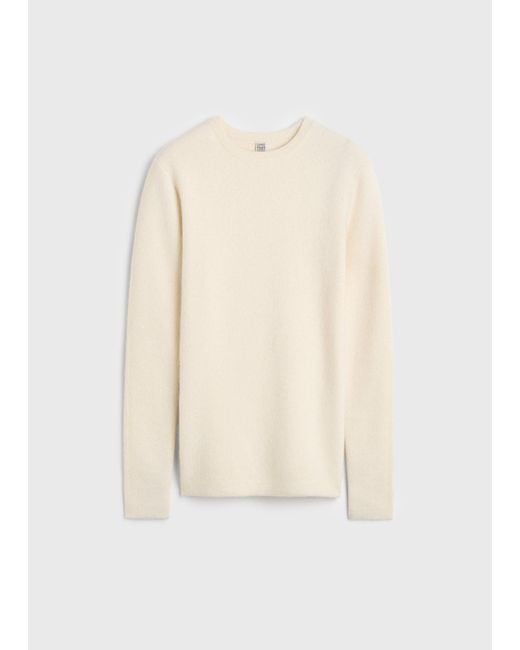 Totême Blue Structured Crew Knit