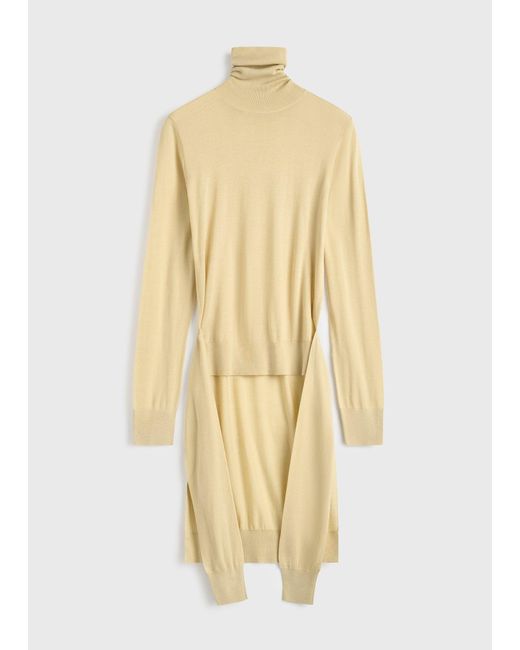 Totême  White Double-Sleeve Turtleneck
