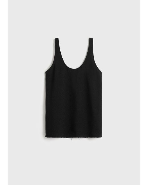 Totême  Black Sablé Tank