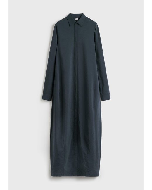 Totême Blue Parachute Shirtdress