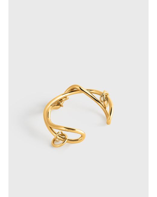 Totême  Metallic Swirl Cuff
