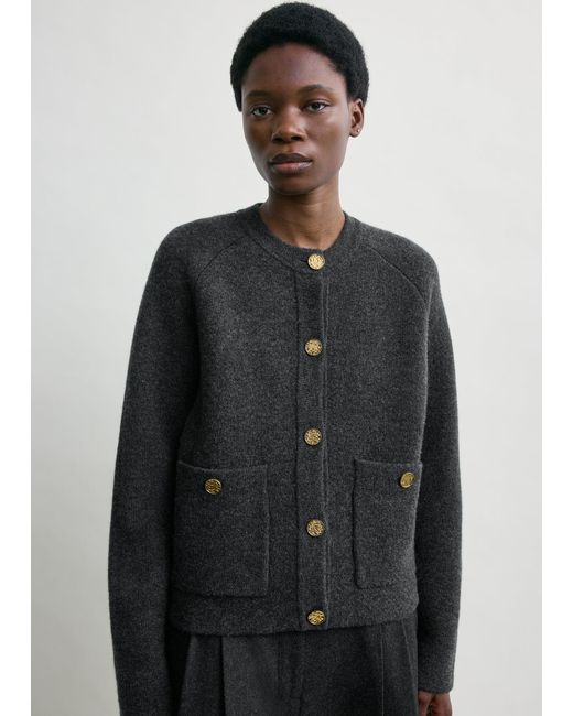 Totême Multicolor Hammered Button Cardigan
