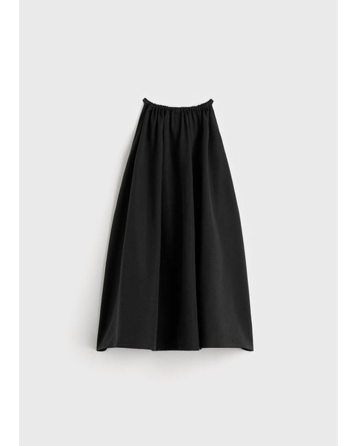 Totême  Black Parachute Halter Top