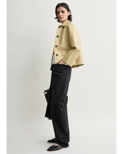 Totême Natural Bonded Leather Jacket