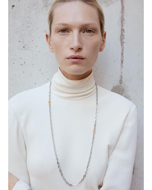 Totême  White Bi-Color Chain