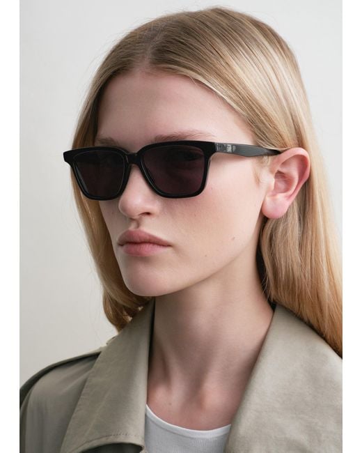 Totême Blue Square Sunglasses