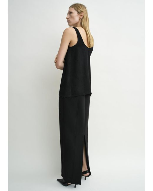 Totême  Black Sablé Tank
