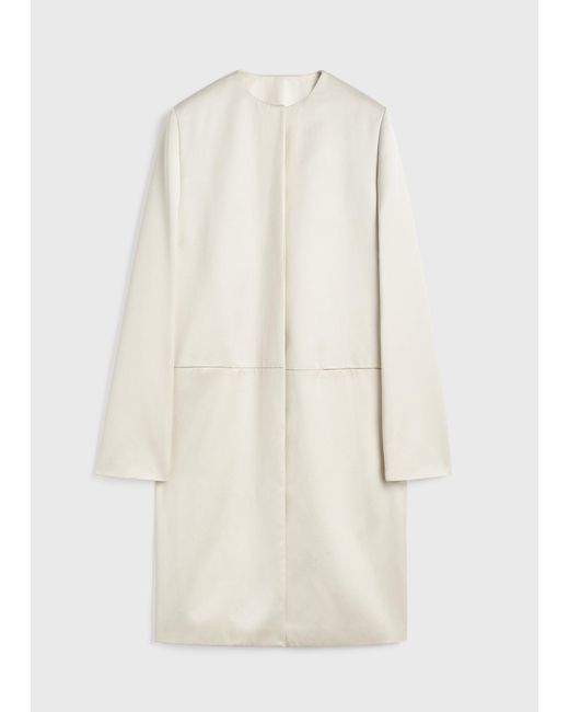 Totême White Chintz Coat