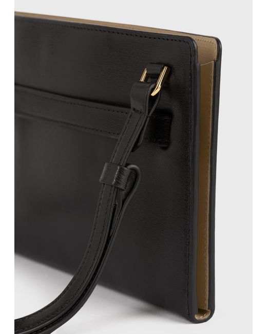 Totême White Belted Leather Crossbody