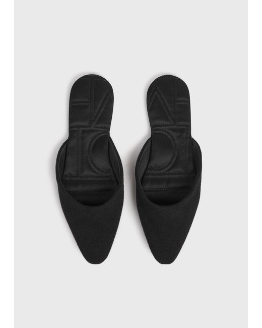 Totême White Wool-Cashmere Lounge Slippers