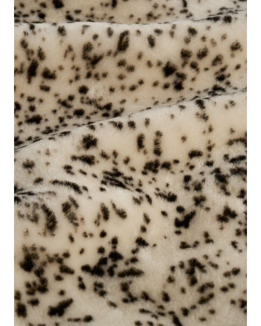 Totême  Natural Stracciatella Shearling Muff