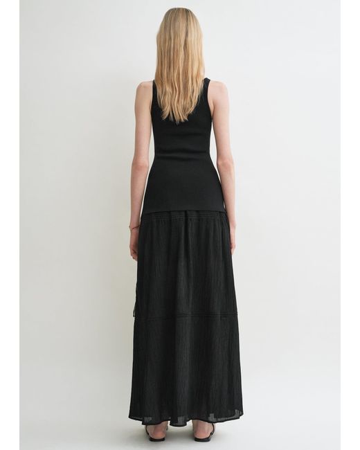 Totême  Black Drawstring Skirt