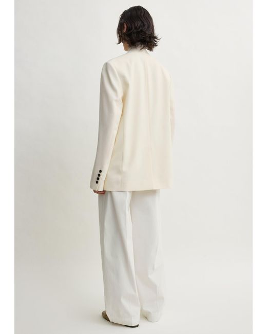 Totême  Natural Raw Lapel Jacket