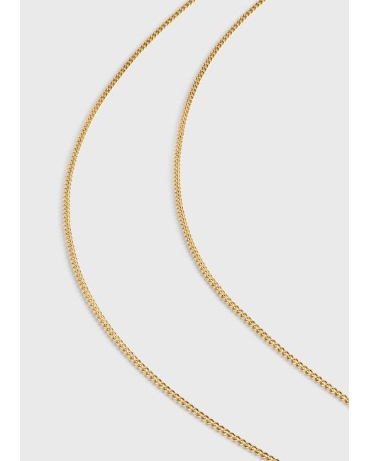 Totême White Long Faux Pearl Necklace