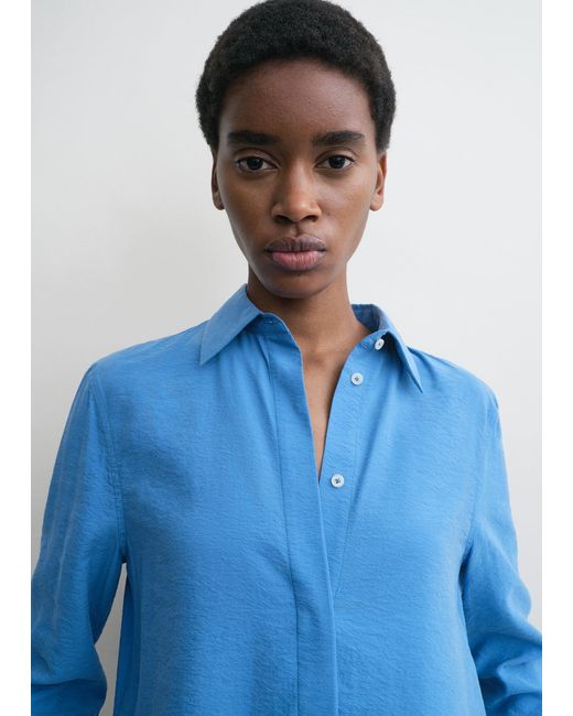 Totême Blue Parachute Shirtdress