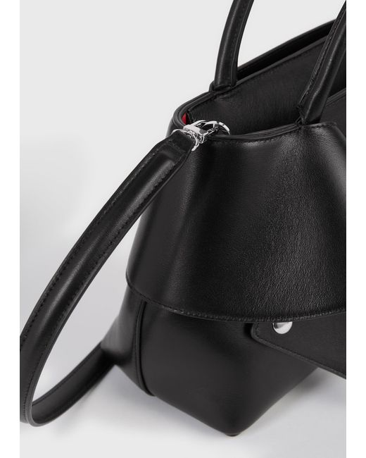 Totême Black Small Mercer Leather Tote