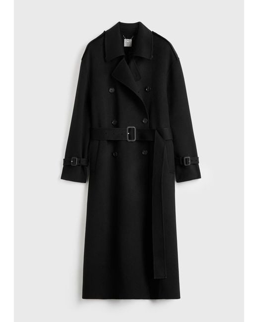 Totême  Black Doublé Winter Trench