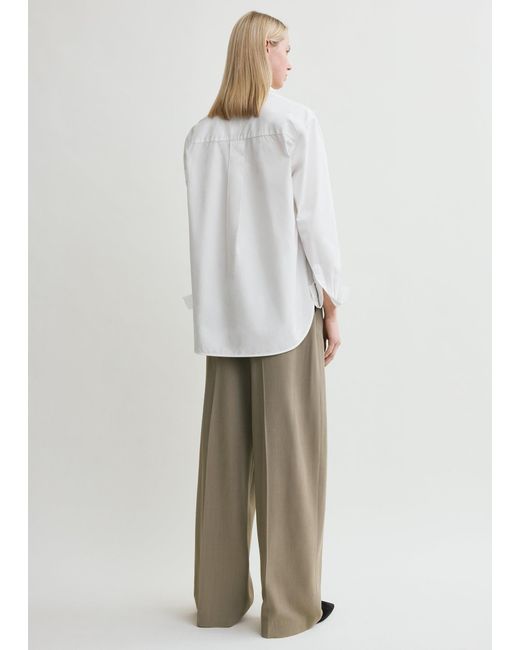 Totême White Signature Cotton Shirt