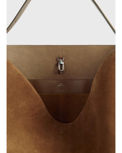 Totême  Natural Belted Suede Tote