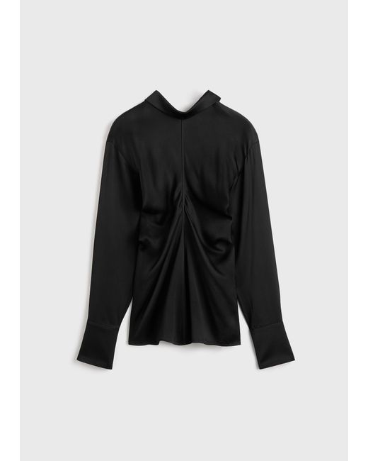 Totême  Black Slouch Blouse