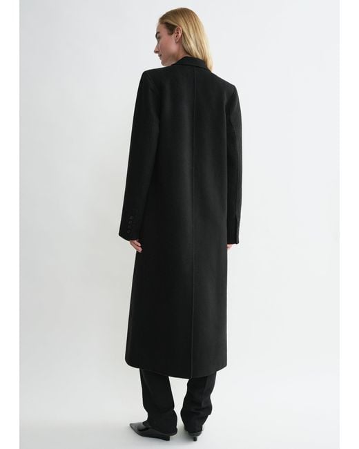 Totême  Black Classic Doublé Coat