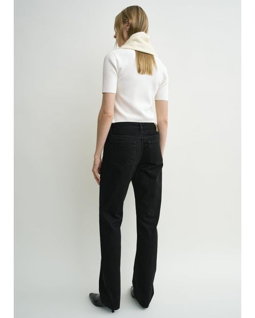 Totême  White Low Straight Denim