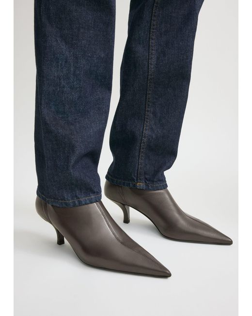 Totême  White Nappa Heeled Sock Boots