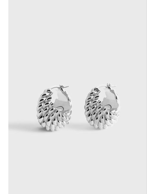 Totême White Rope Hoops