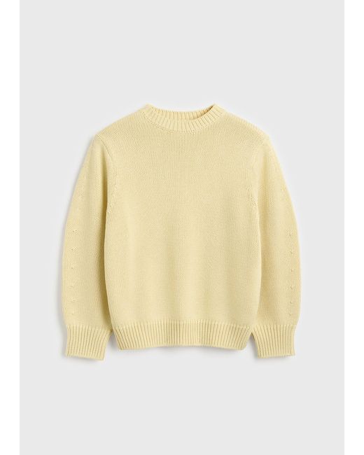 Totême Blue Oversized Crew Knit