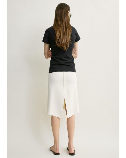 Totême Natural Dipped Knit Skirt