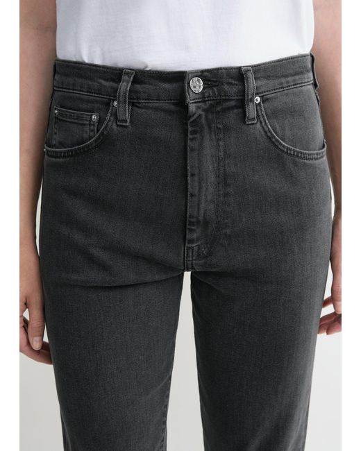 Totême  White Twisted Seam Denim