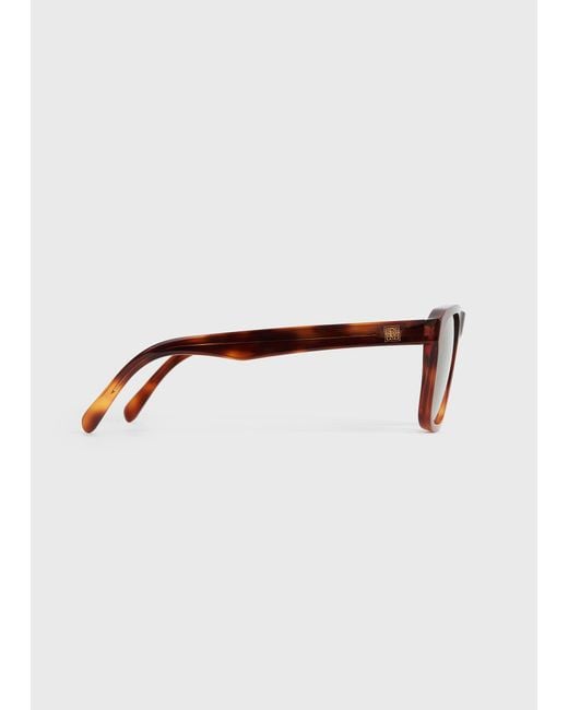 Totême Gray Navigator Sunglasses
