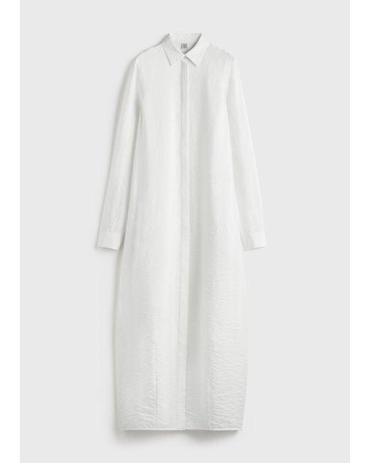 Totême White Parachute Shirtdress