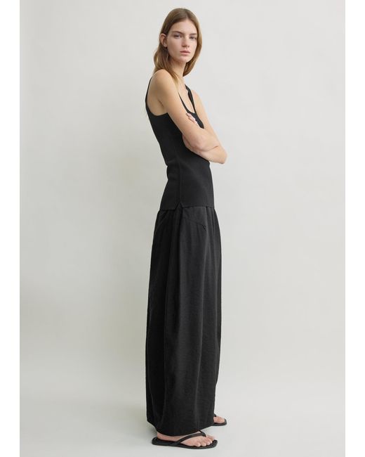 Totême  Black Parachute Skirt