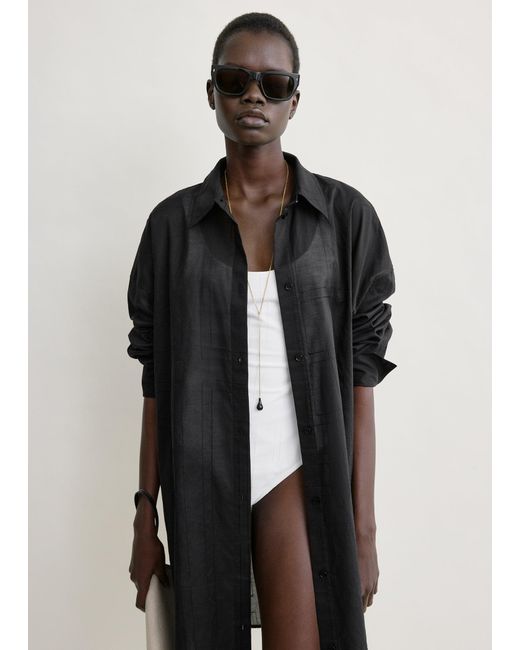 Totême Natural Long Summer Shirt