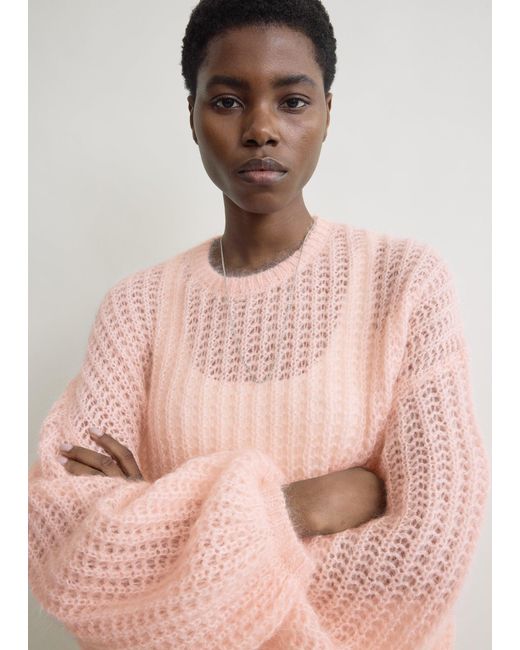 Totême Pink Puffed Knit