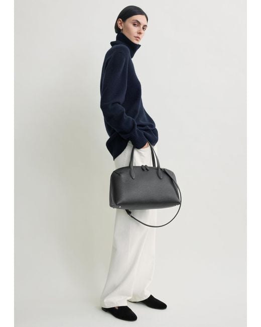 Totême Blue Cashmere Turtleneck