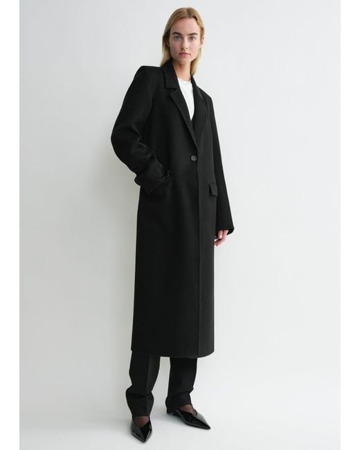Totême  Black Classic Doublé Coat