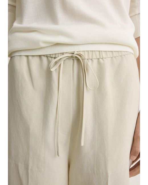 Totême Natural Fluid Drawstring Trousers