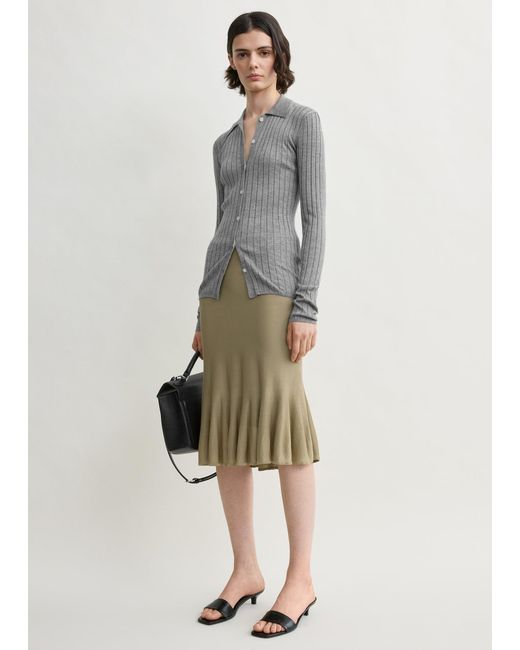 Totême Multicolor Slim Ribbed Shirt