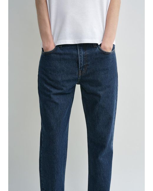 Totême Blue Low Straight Denim