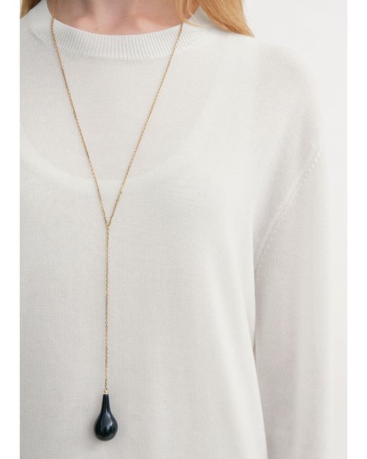 Totême Natural Long-Sleeve Tee Knit