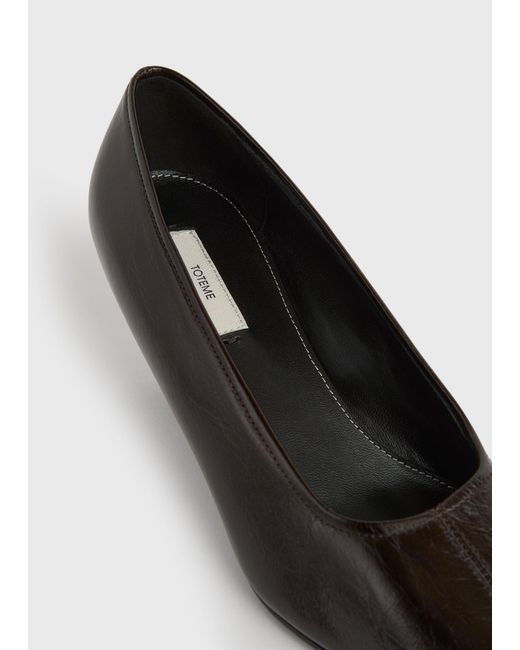 Totême  White Sharp Naplack Wedge Pumps