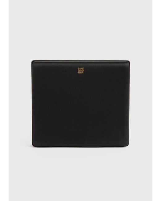 Totême Black Satin Box Clutch