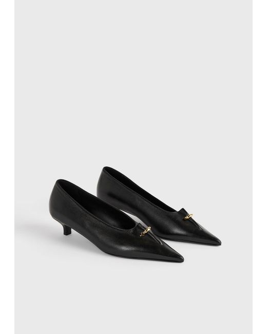 Totême  White Pierced Nappa Pumps