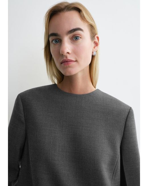 Totême Gray Pocket Top