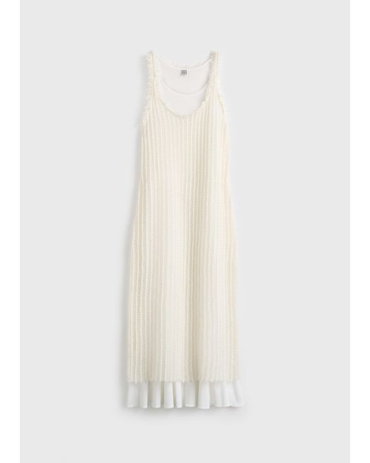 Totême Natural Mohair Knit Tank Dress