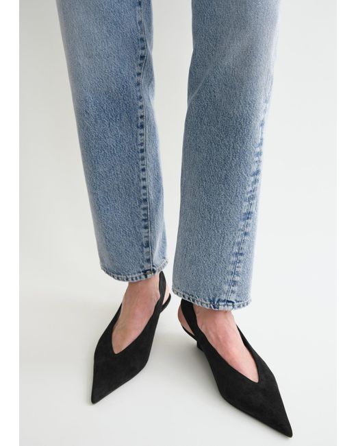 Totême Blue Twisted Seam Denim